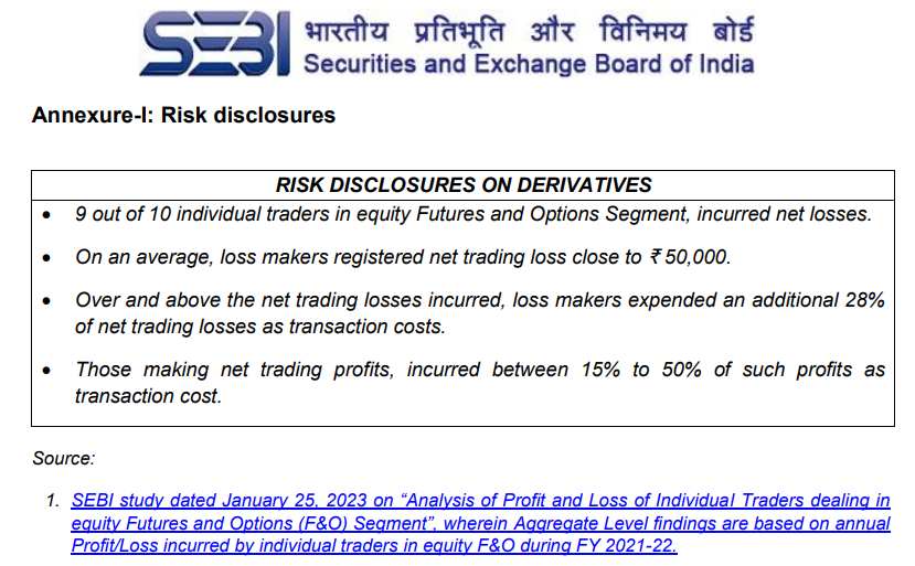 Risk Disclosure